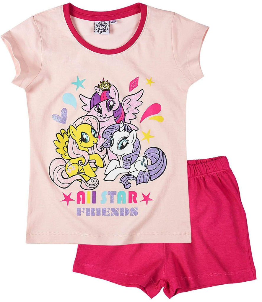 My Little Pony Girls Pyjama Set Pink - Super Heroes Warehouse