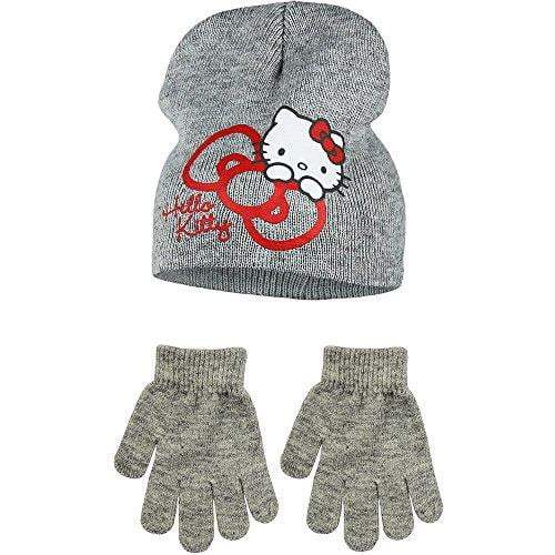 Hello Kitty Girls Hat and Gloves Set - Super Heroes Warehouse