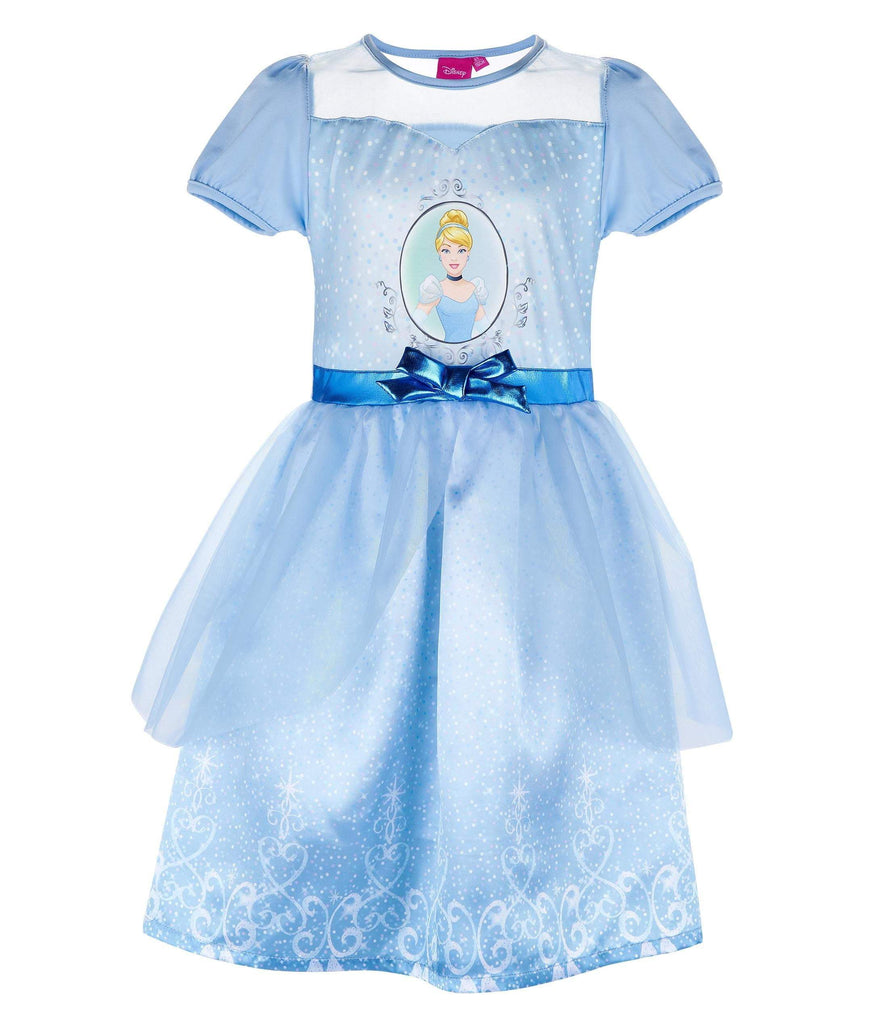 Disney Princess Girls Fancy Dress Light Blue - Super Heroes Warehouse