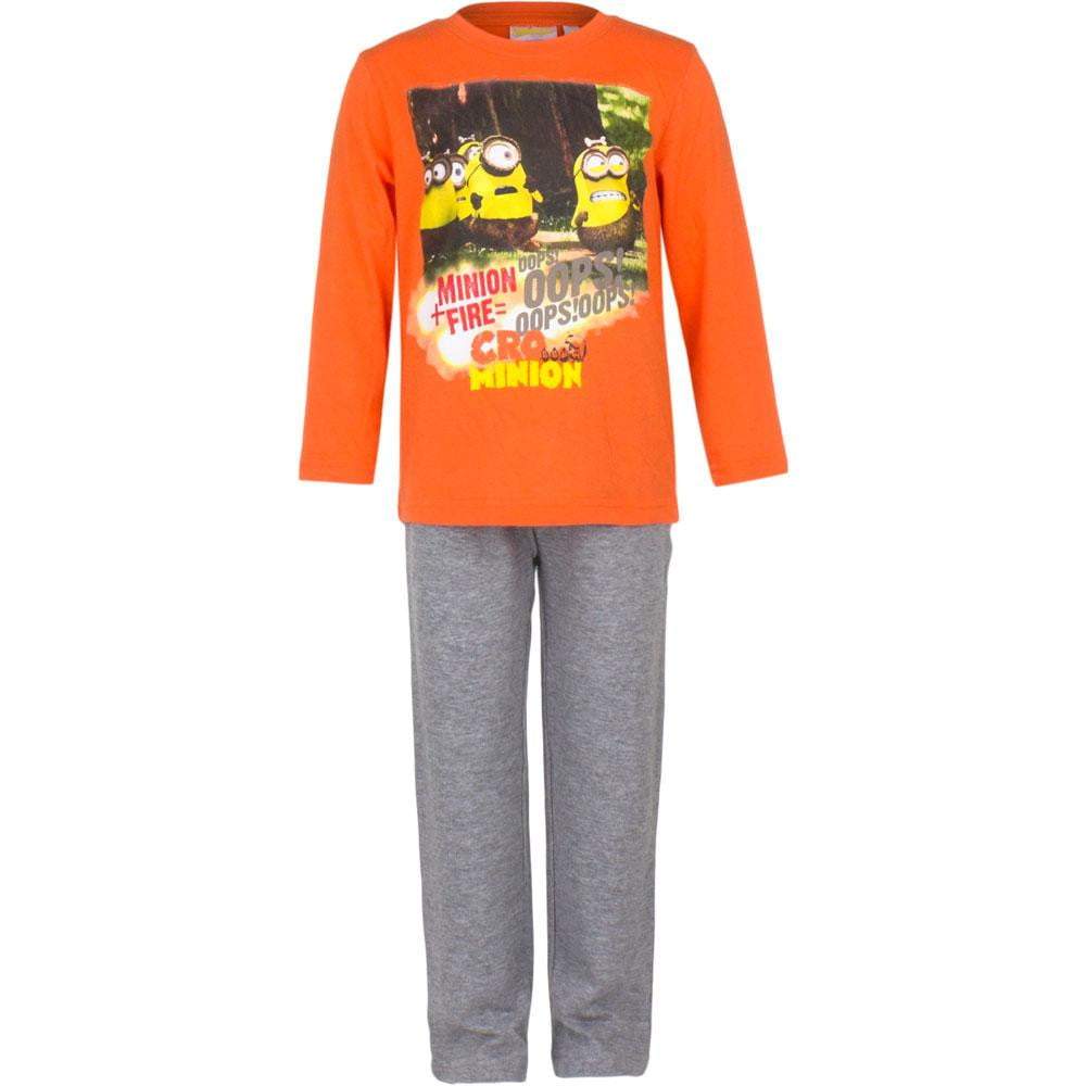 Minion Boys Pyjama Set Long Sleeve Cotton - Super Heroes Warehouse