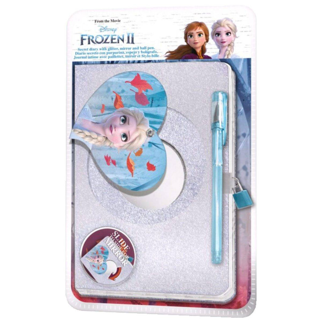 Disney Frozen Diary With Mirror and Glitter - Super Heroes Warehouse