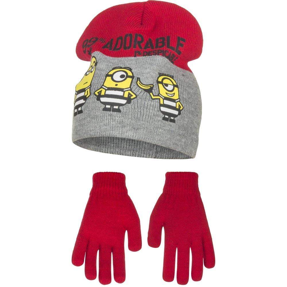 Minion Boys Hat and Gloves set - Super Heroes Warehouse
