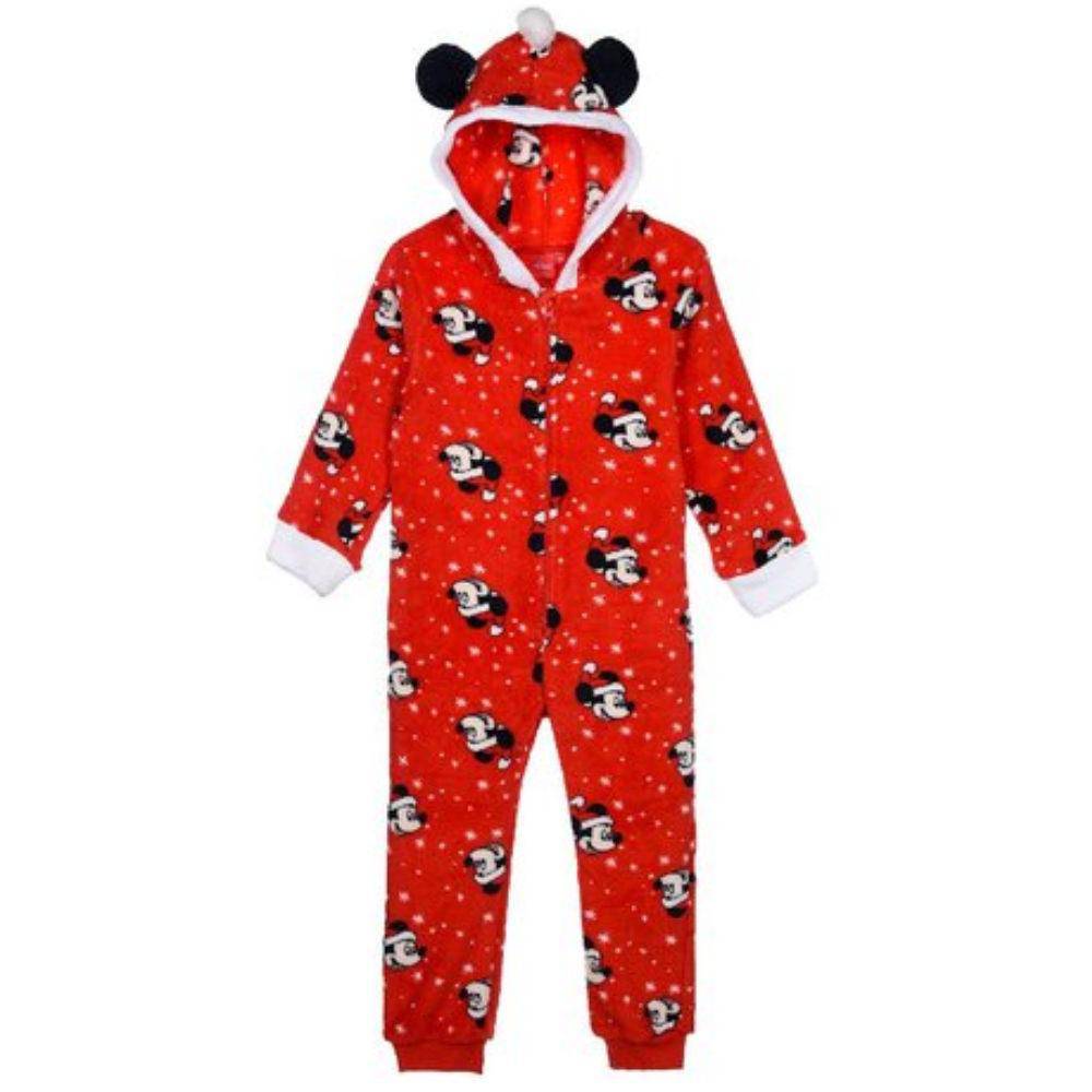 Disney Mickey Kids (2-8) Pyjama Overall One Piece Chistmas Theme - Super Heroes Warehouse