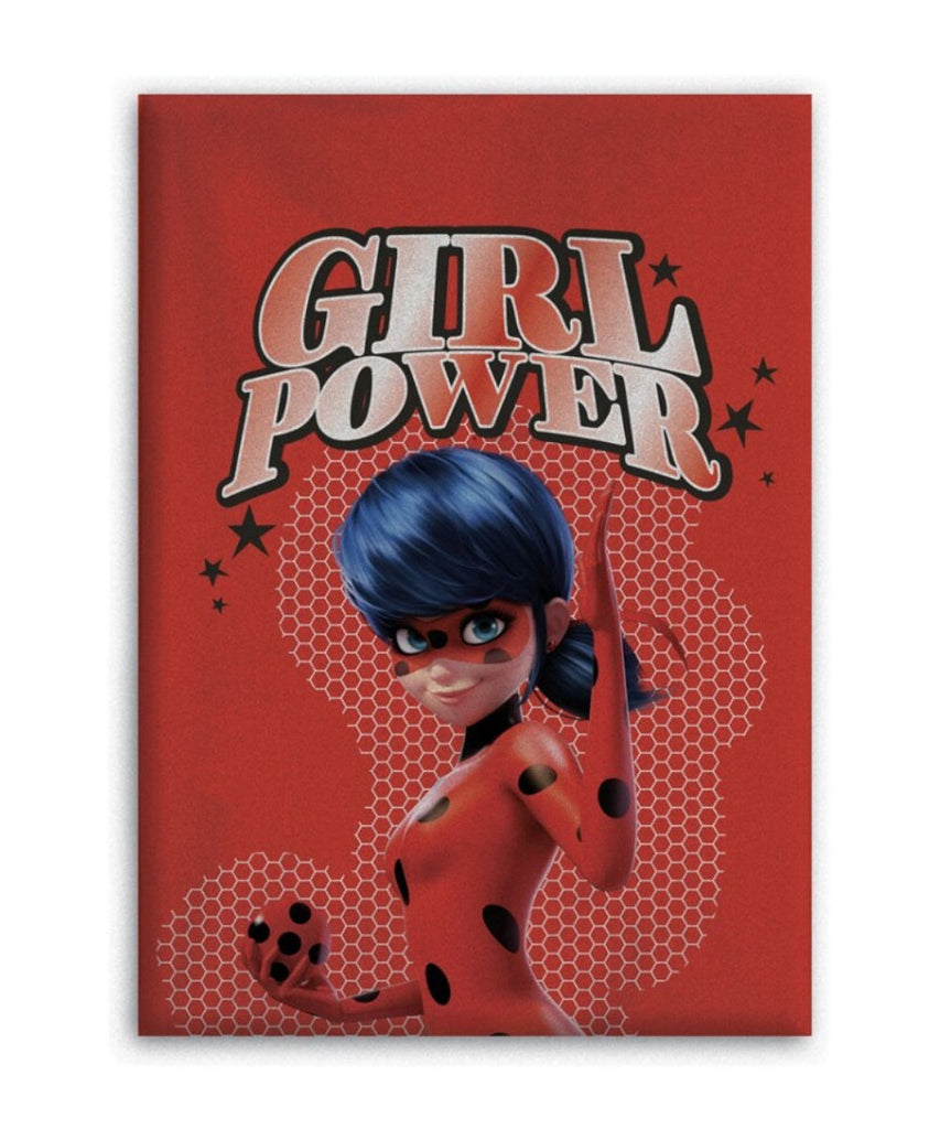 Miraculous Kids Fleece Blanket Throw - Ladybug Girl Power - Super Heroes Warehouse