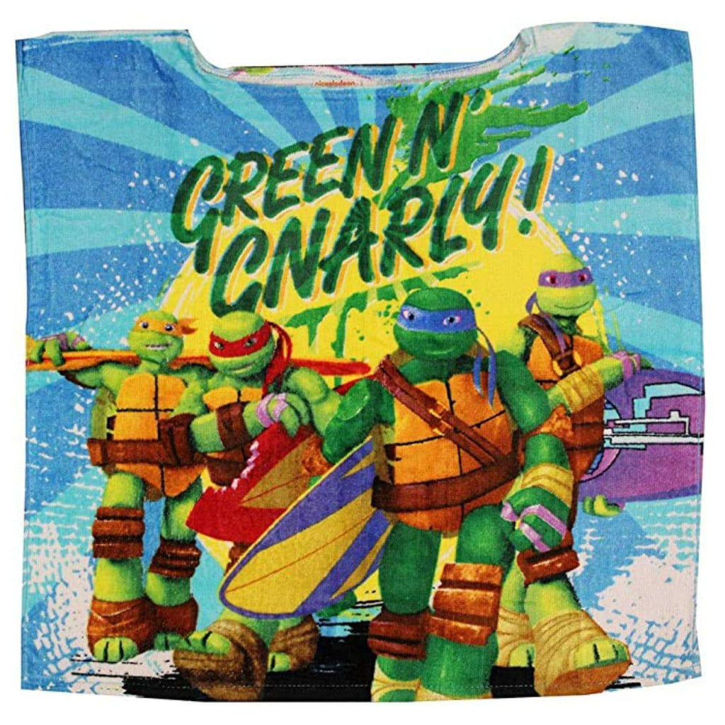 Ninja Turtles Kids Poncho Towel - Super Heroes Warehouse