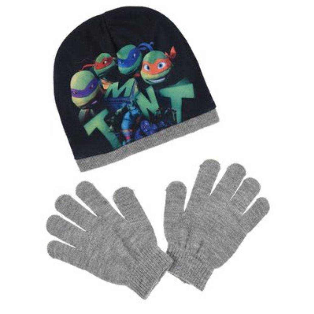 Ninja Turtels Kids Hat and Gloves Set - Super Heroes Warehouse