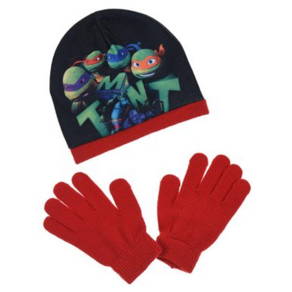 Ninja Turtels Kids Hat and Gloves Set - Super Heroes Warehouse