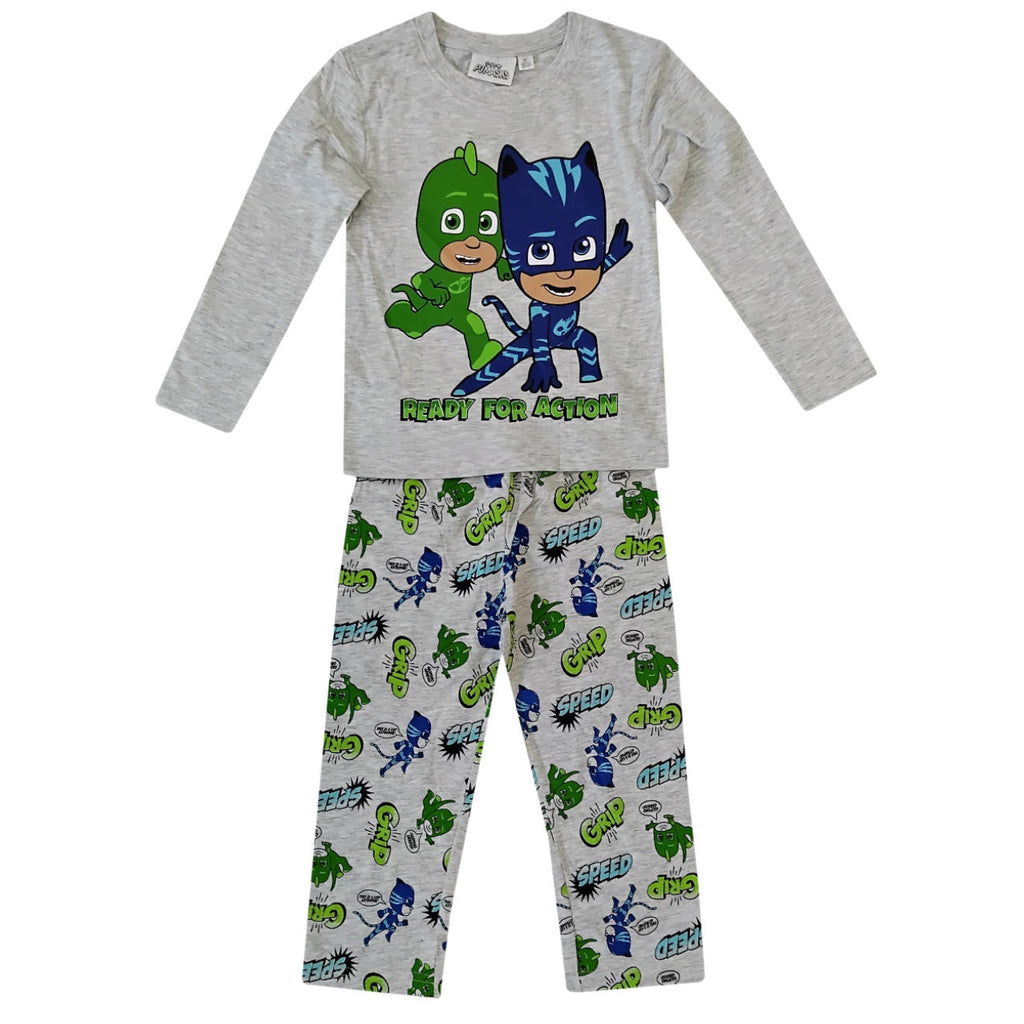 PJ Masks Kids Pyjama Long Set  Catboy and Geeko - Super Heroes Warehouse