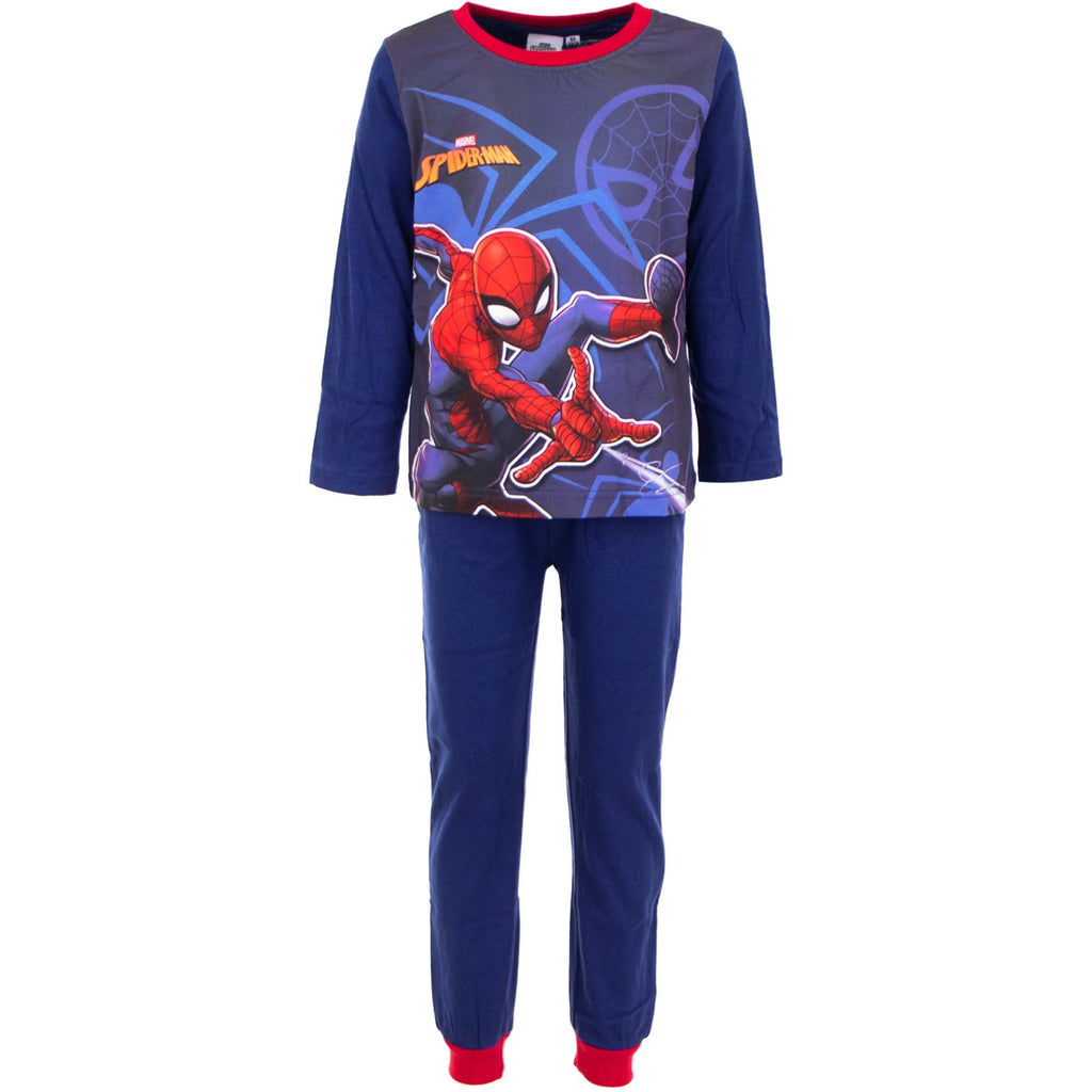 Spiderman Kids 2-8Y Long Pyjama Set - Super Heroes Warehouse