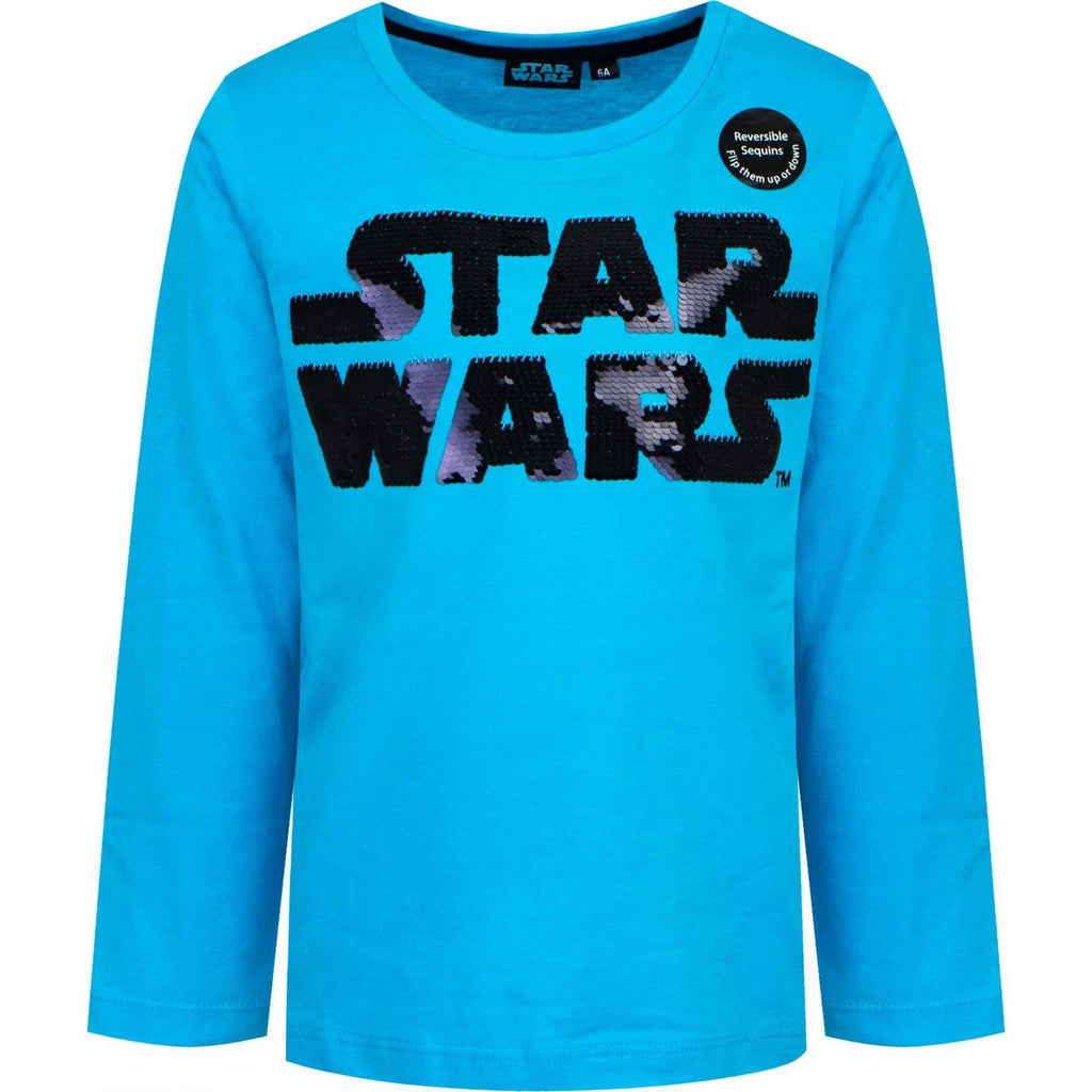 Star Wars Kids T-Shirt with Sequins - Super Heroes Warehouse
