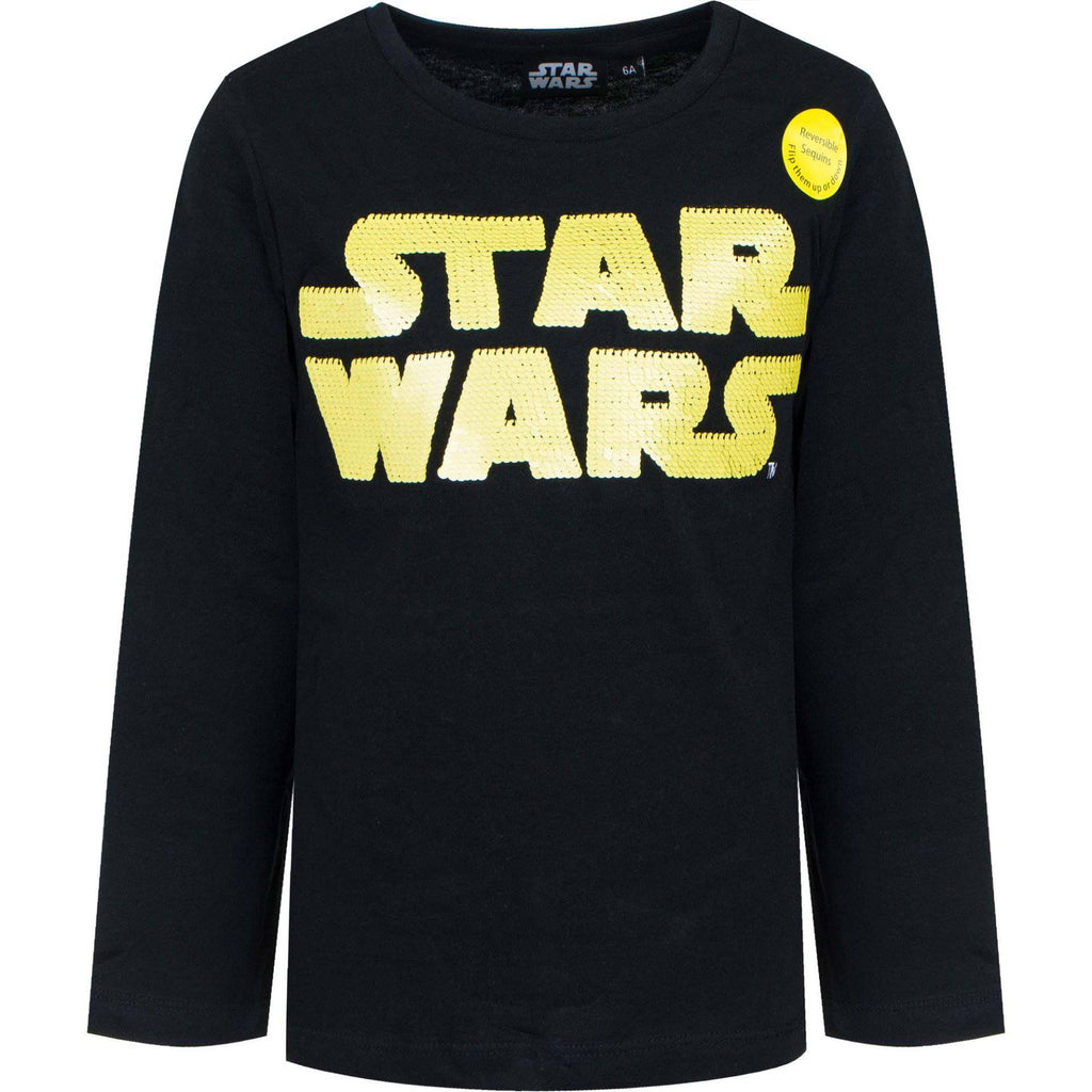 Star Wars Kids T-Shirt with Sequins - Super Heroes Warehouse