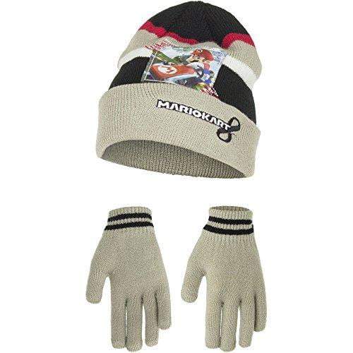 Super Mario Boys Hat and Gloves Set - Super Heroes Warehouse
