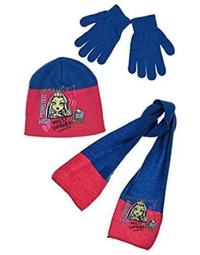 Monster High Girls Hat Scarf and Gloves Set - Super Heroes Warehouse