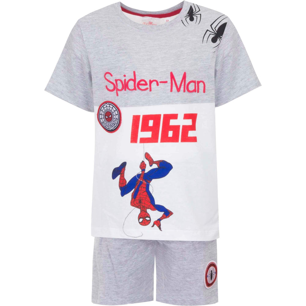 Spiderman Boys Pyjama Set Short Sleeve - Super Heroes Warehouse